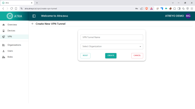 Atra-RMS VPN