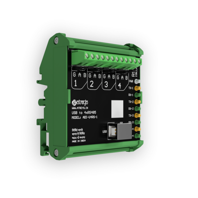 USB to 4 x RS485 isolated interface ADI-U4RS-1