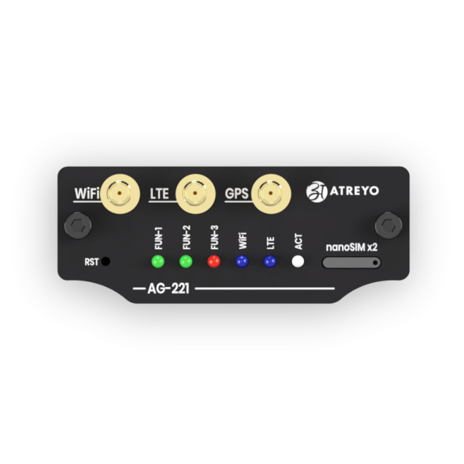 Dual LAN cellular IoT gateway AG-221