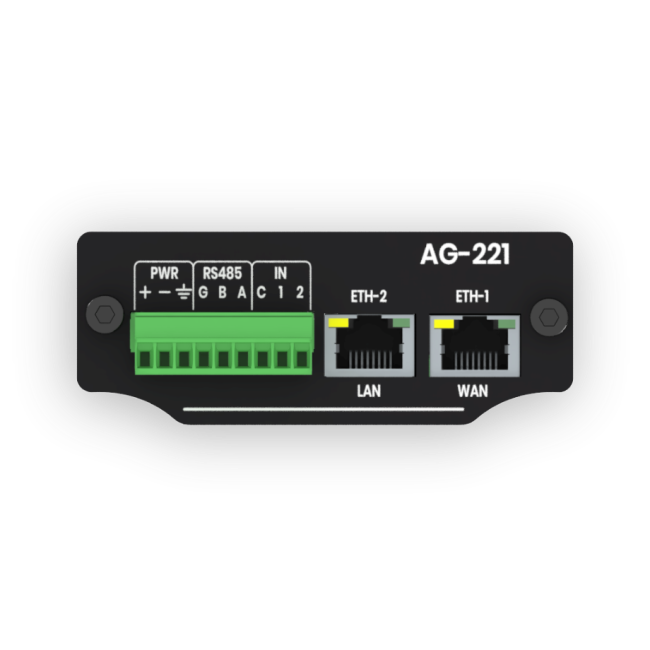 Dual LAN cellular IoT gateway AG-221