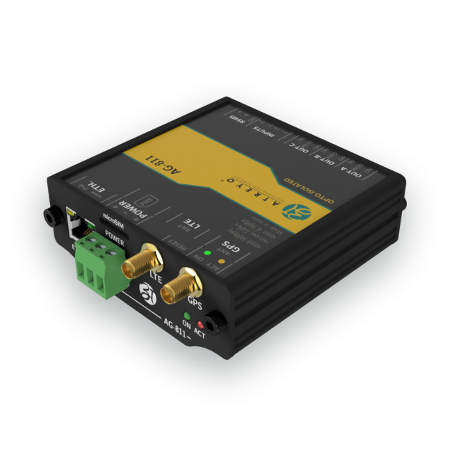 Modbus RTU gateway with LTE and I/O AG-811