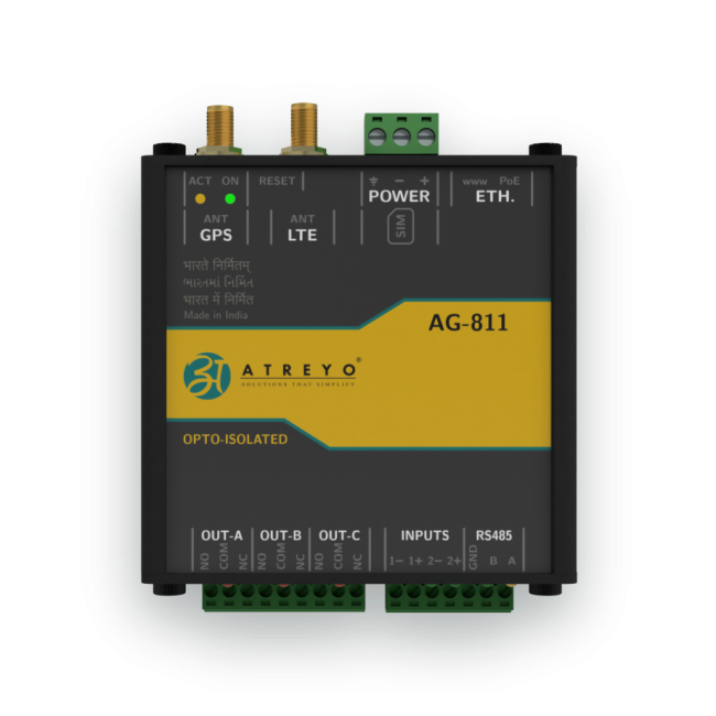 Modbus RTU gateway with LTE and I/O AG-811