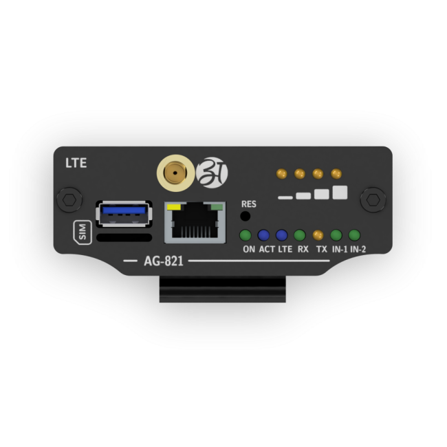 Modbus RTU gateway with LTE and GSM AG-821