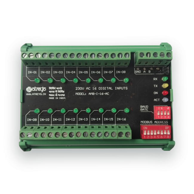 Input Extender with Modbus RTU AMB-16I-AC