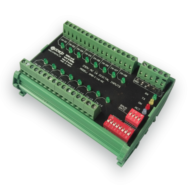 Input Extender with Modbus RTU AMB-16I-AC
