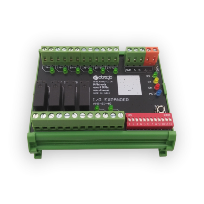 AMB-8I-4O Modbus RTU IEC-60870-5-101 I/O expander