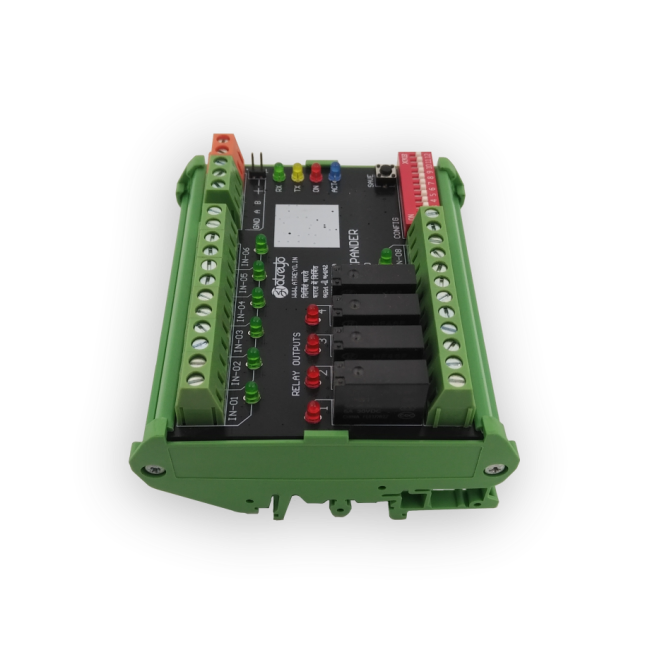 AMB-8I-4O Modbus RTU IEC-60870-5-101 I/O expander