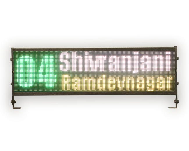 Bus Display with inbuilt controller and memory - BUS79